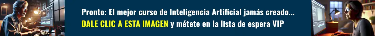 publicidad de CLARA System - El mejor curso de Inteligencia Artificial jamás creado - horizontal